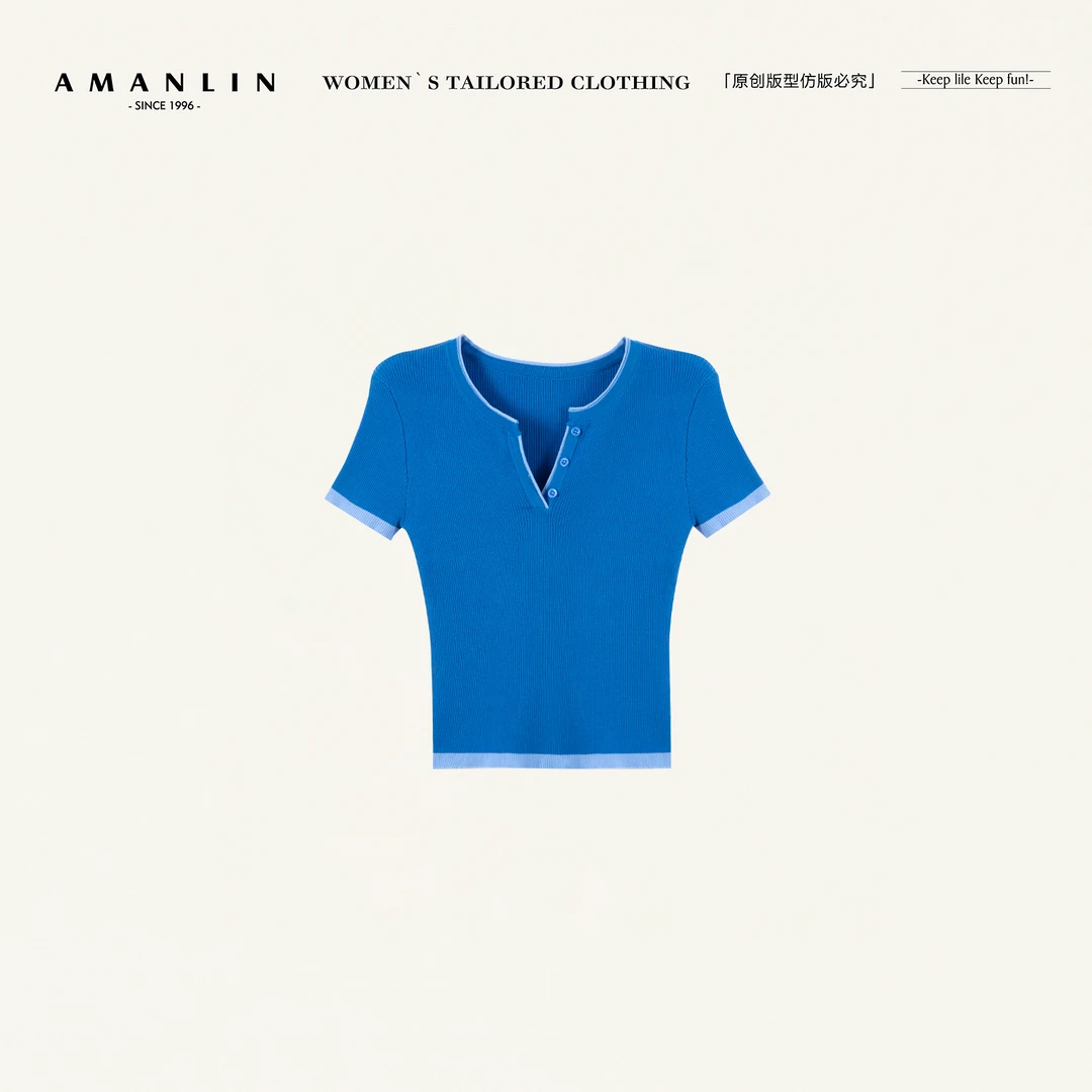 AMANLIN/阿谩琳欧若风上衣TY599523