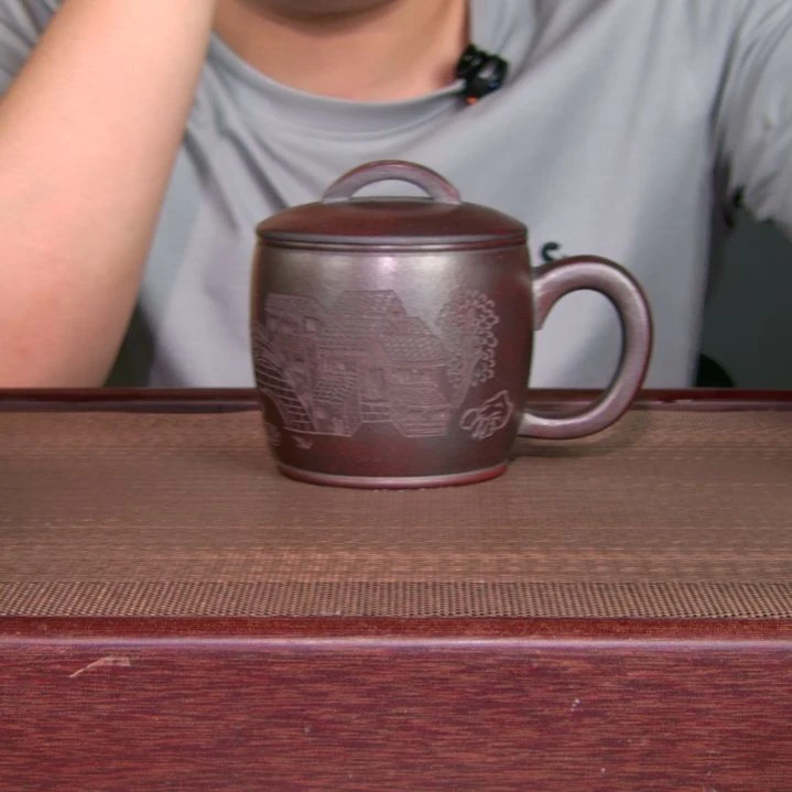 茶杯紫砂高货放漏