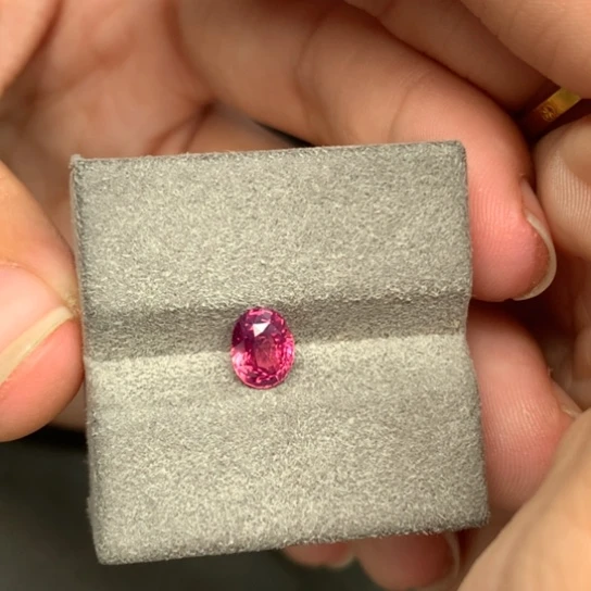 裸石尖晶石天然莲花色马亨盖尖晶石1.03ct