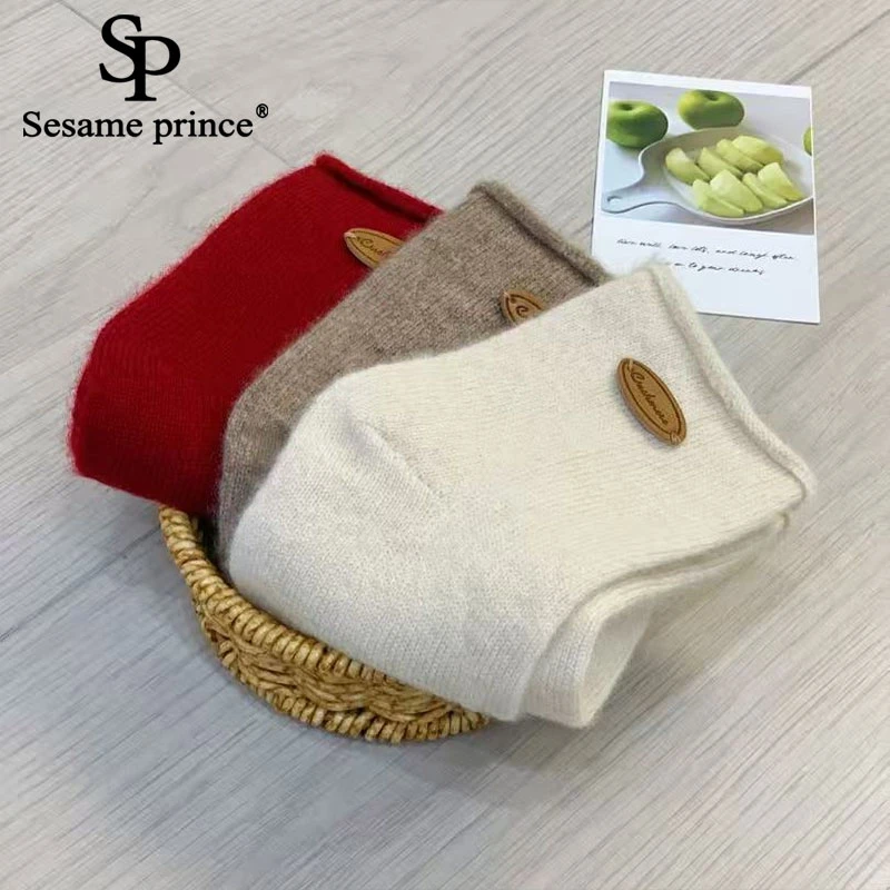 SP【100%纯山羊绒】冬季保暖神器软糯舒适百搭儿童羊绒袜SC5117