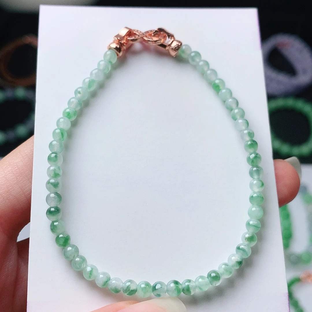 未镶嵌手链翡翠翡翠