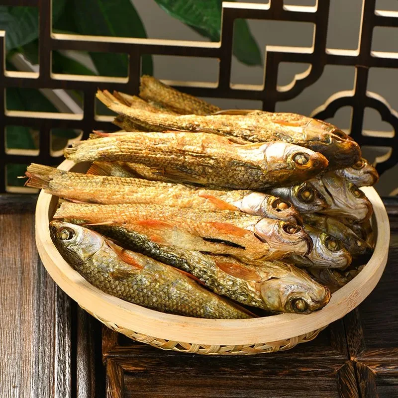 湖南特产农家柴火烟熏去内脏不苦刁子鱼干