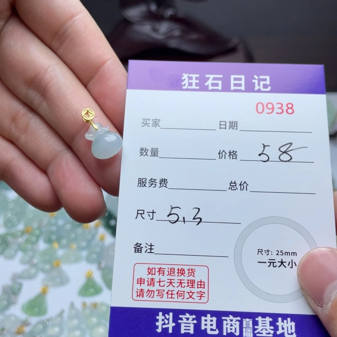 翡翠颈饰银S925镶嵌柿***?天然A缅甸翡翠 拍一发一