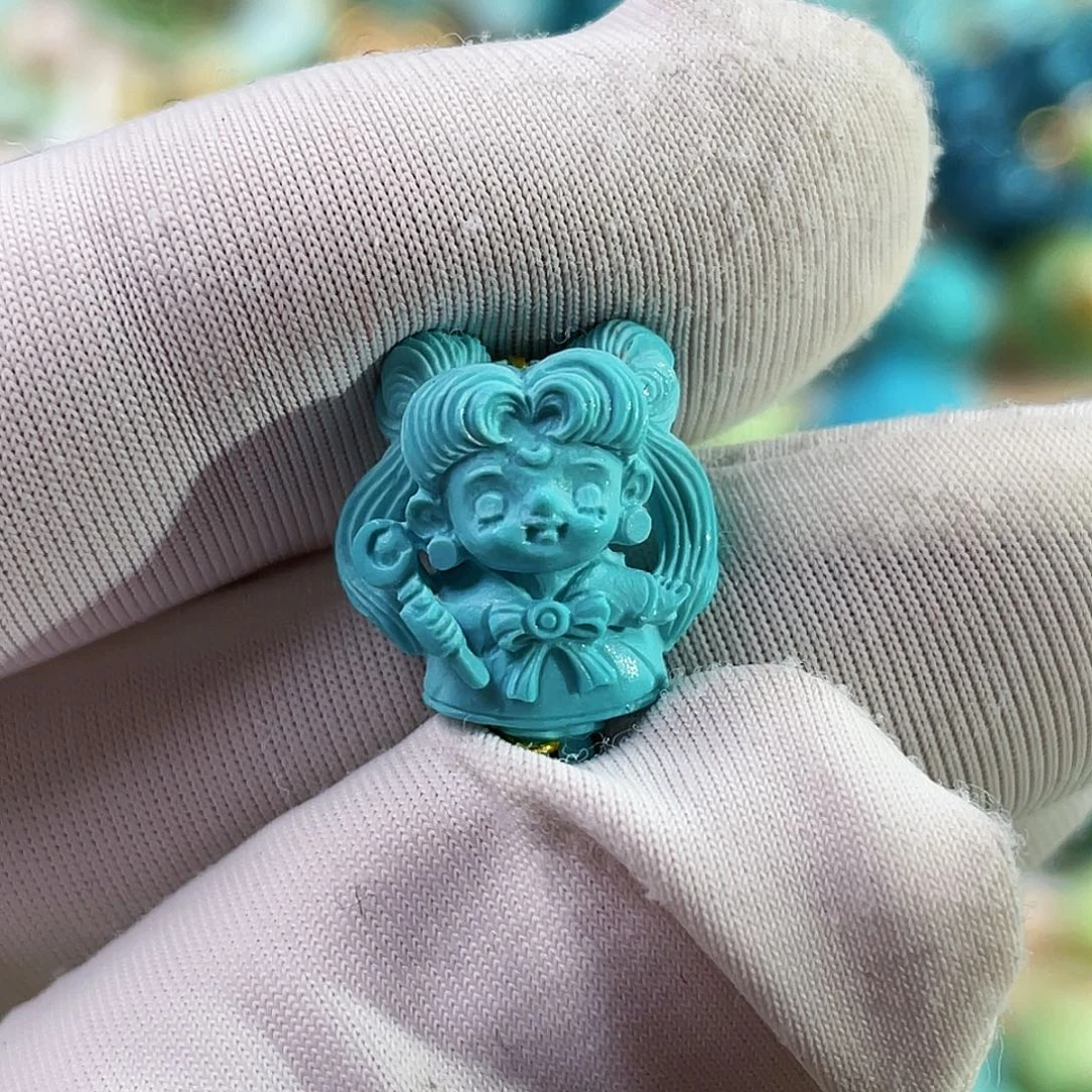 绿松石未镶嵌珠宝奇石12mm