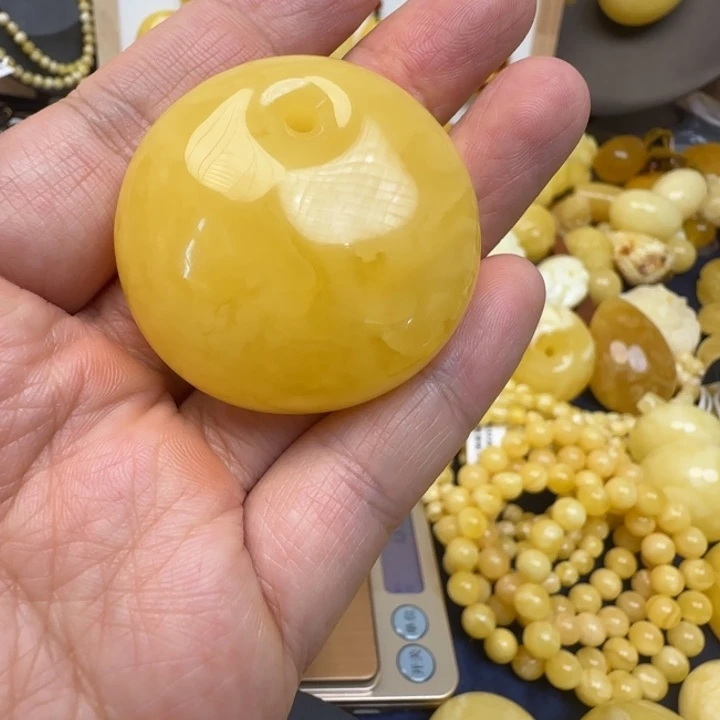蜜蜡未镶嵌颈饰天然蜜蜡