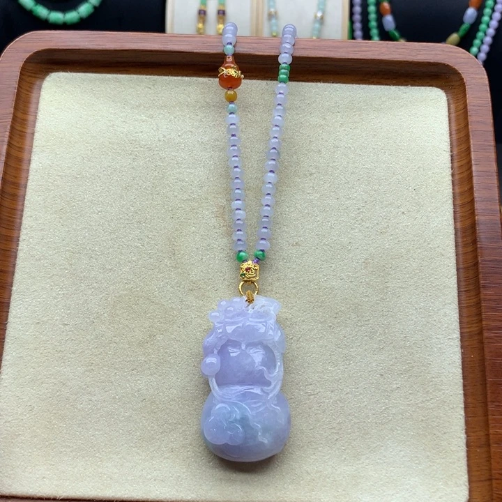 翡翠未镶嵌颈饰翡翠葫芦