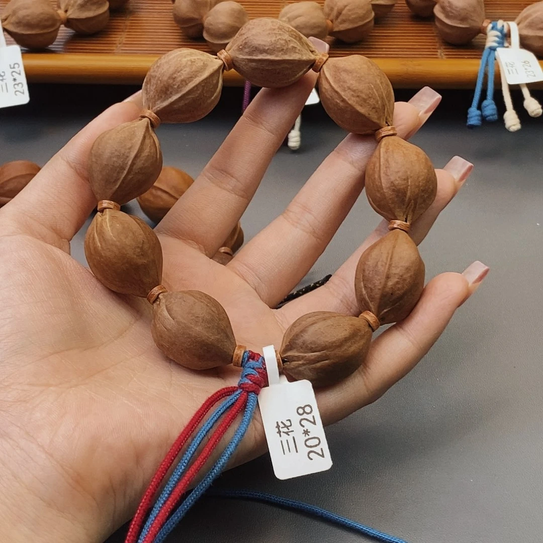 手串橄榄核爱****狼原生态正宗梅林铁核