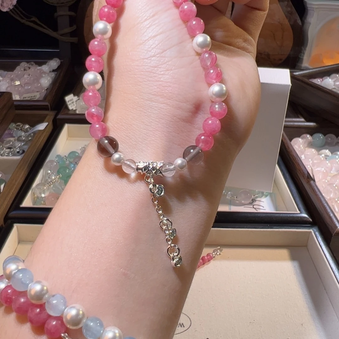 水晶手链未镶嵌樱花雨「绯樱」K10