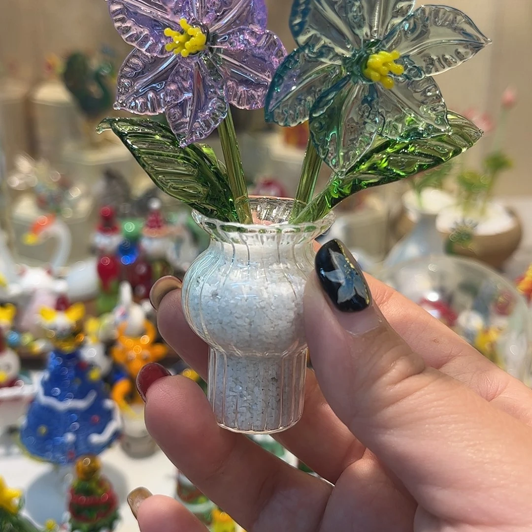 手工艺品琉璃百合