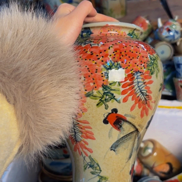 瓷片景德镇陶瓷手工手绘