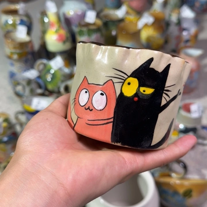 釉下彩手绘（微瑕慎拍）11