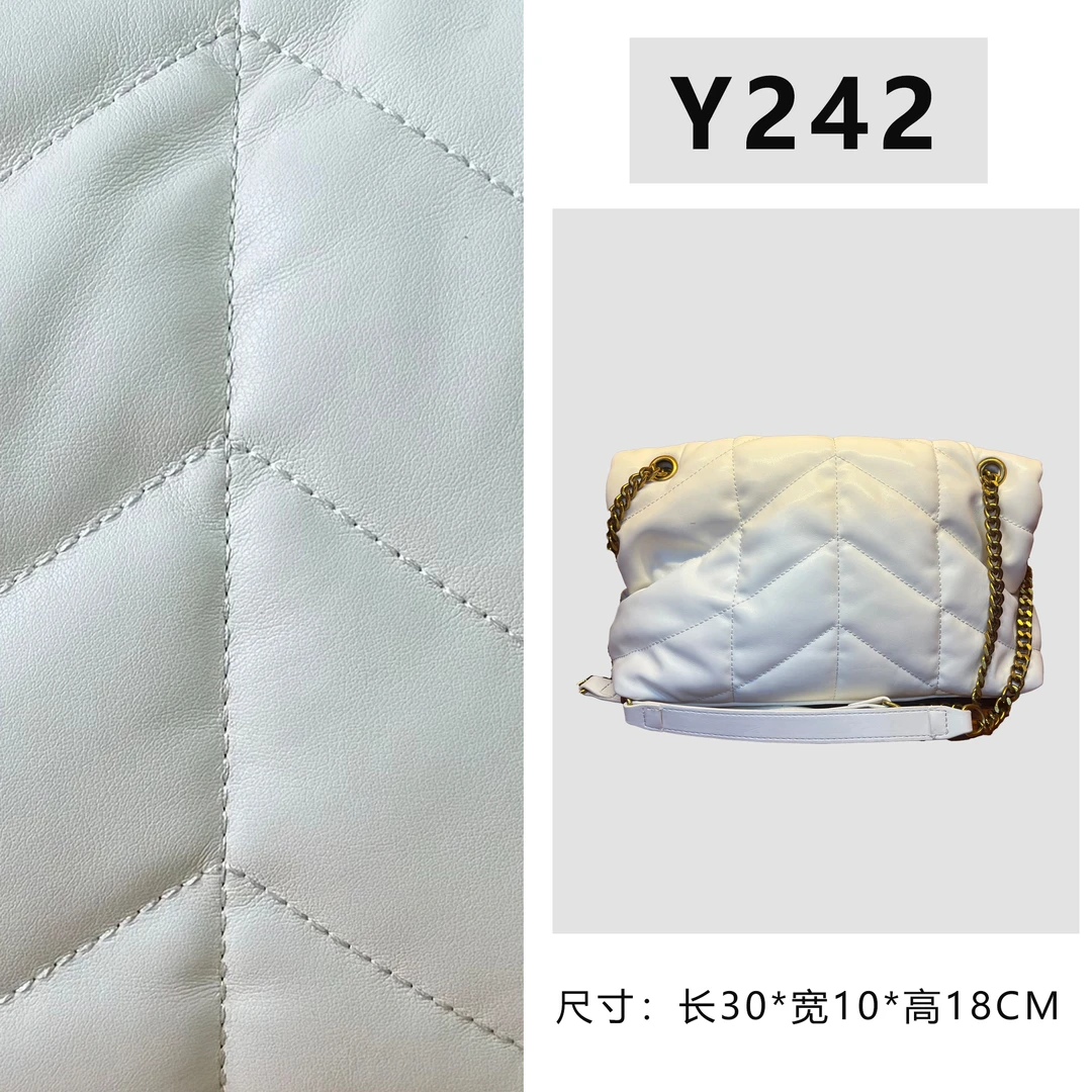 【Y242】按编号拍无视主图（尺寸30*10*18CM）新款白色女包