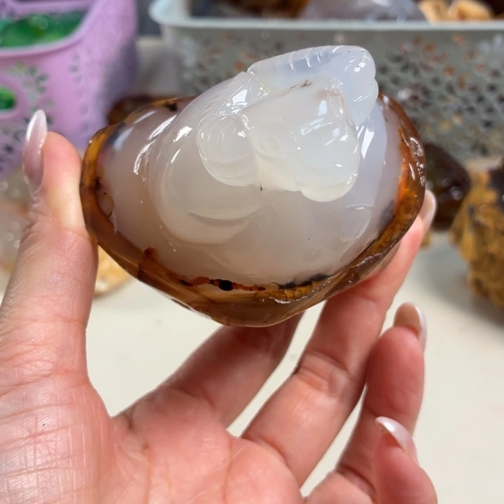 未镶嵌吊坠(不含链)玛瑙/玉髓