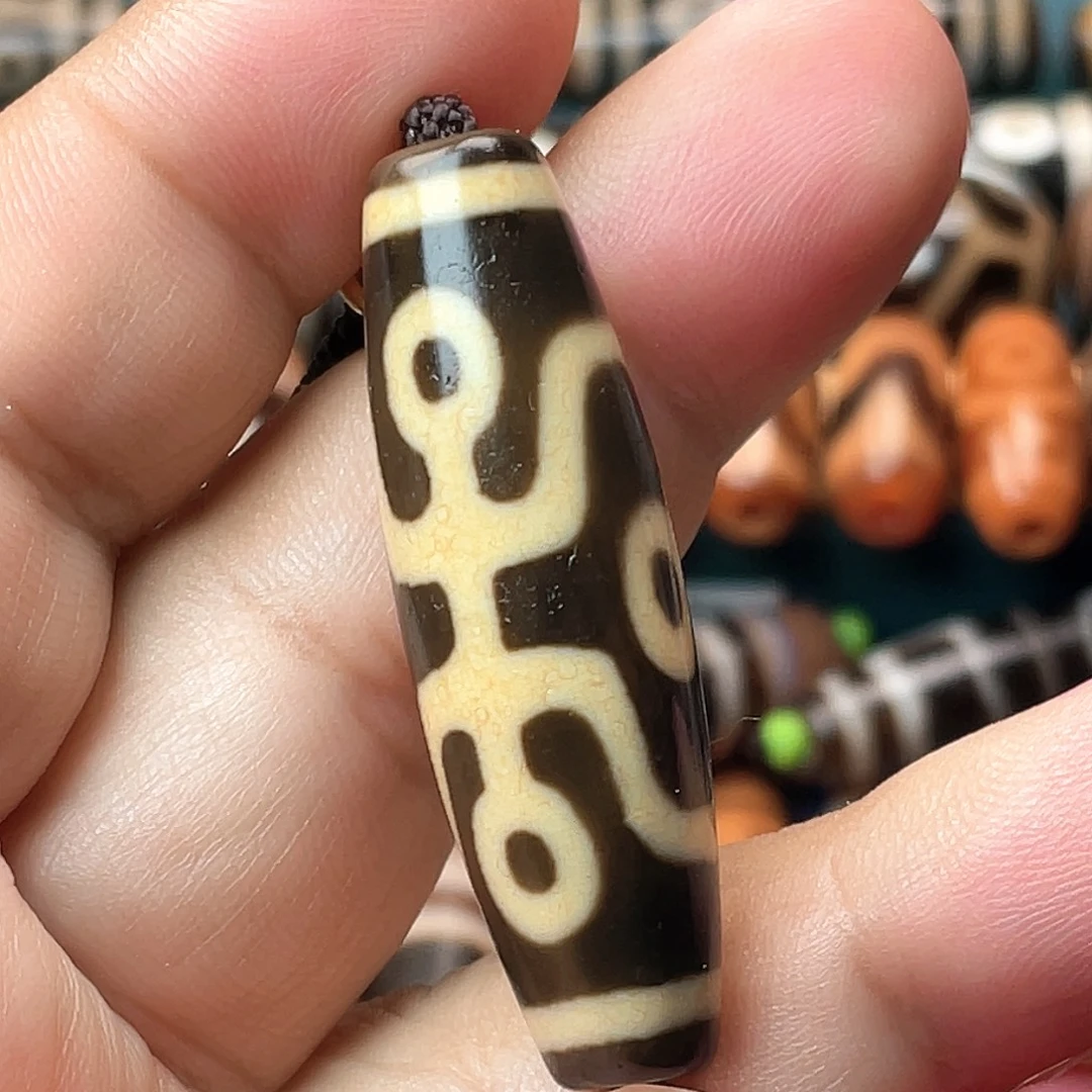 玛瑙/玉髓未镶嵌颈饰高油六眼双贵人