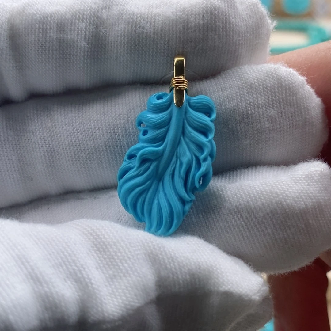 绿松石珠宝奇石未镶嵌