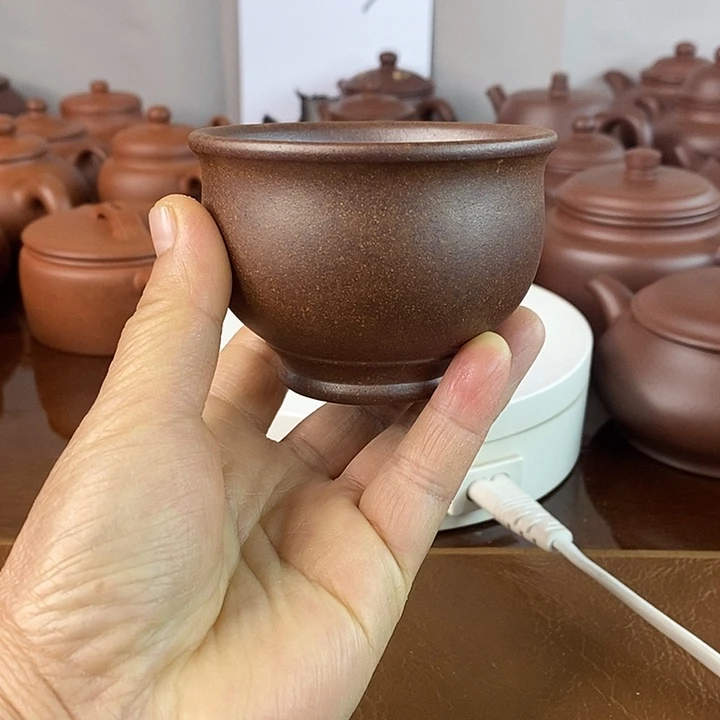 紫砂茶壶段泥主人杯130cc