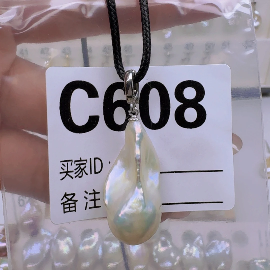 耳饰银S925镶嵌淡水珍珠