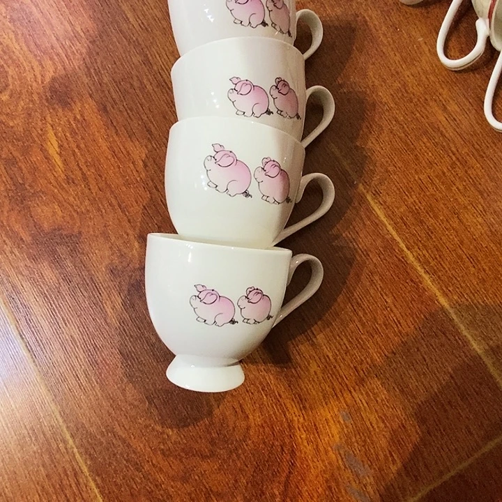 h***y骨质瓷库存杯子水杯