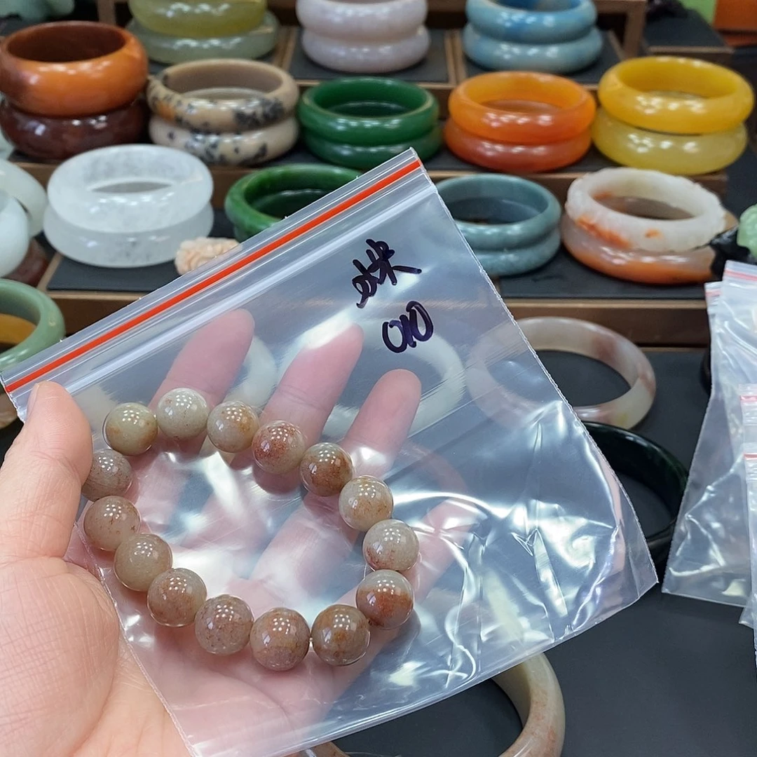 小***粥未镶嵌手链石英质玉