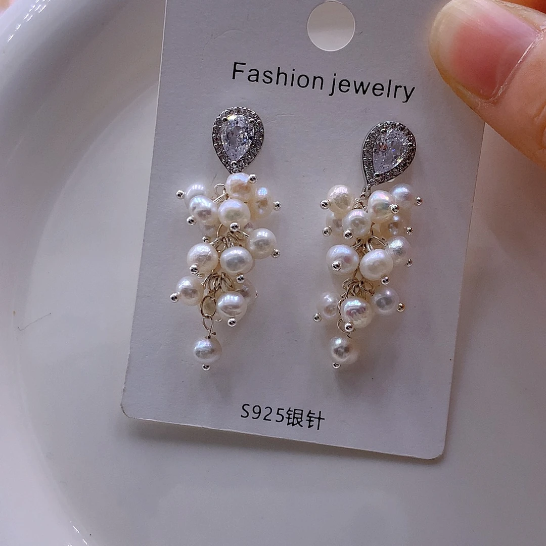 耳饰未镶嵌淡水珍珠