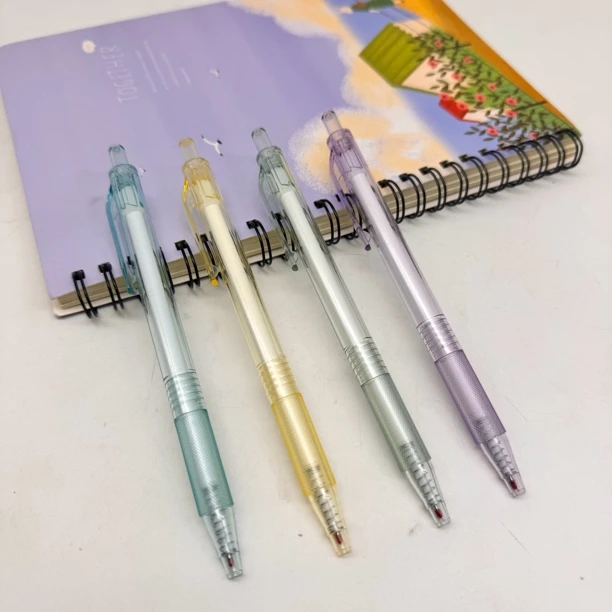 莫兰迪中性笔刷题cs笔尖顺滑