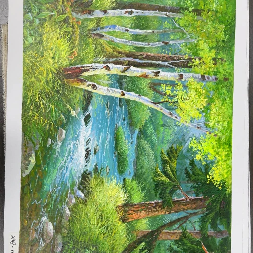 油画加油加油努力加油加油