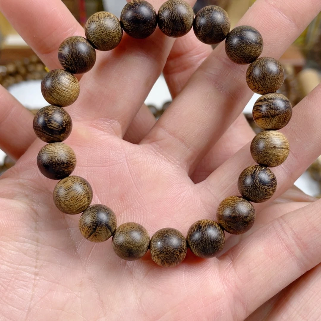 沉香手串越南芽庄白棋老料满瘤疤1.0