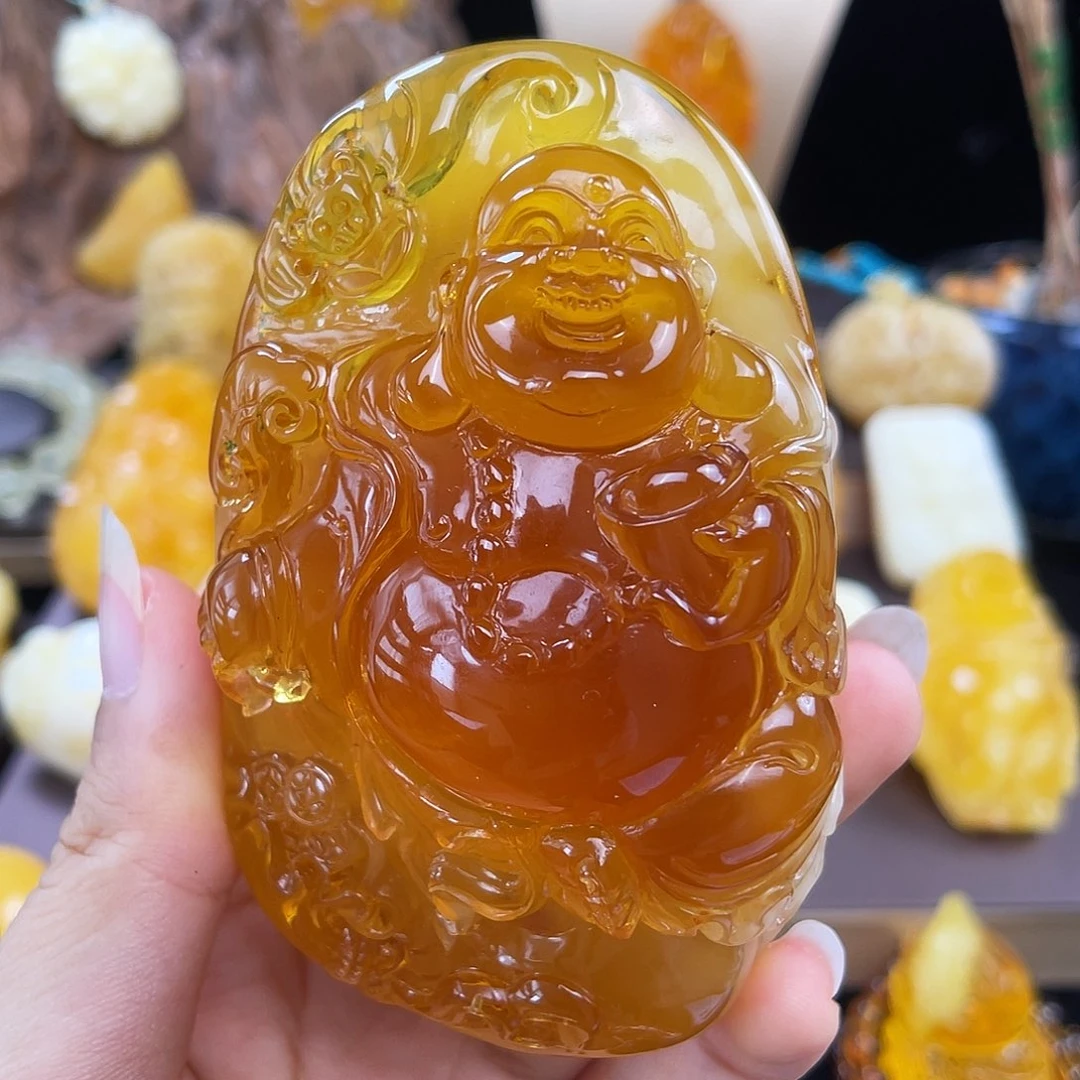 琥珀未镶嵌珠宝奇石