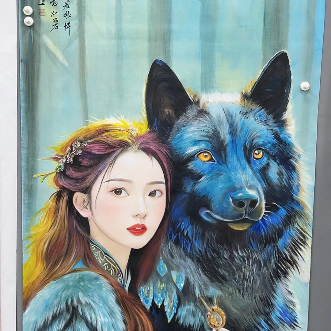 国画事事顺心如意万事