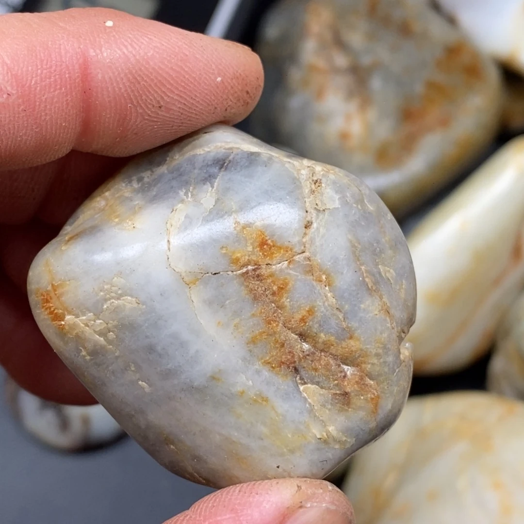 和田玉挂件银S925镀金镶嵌