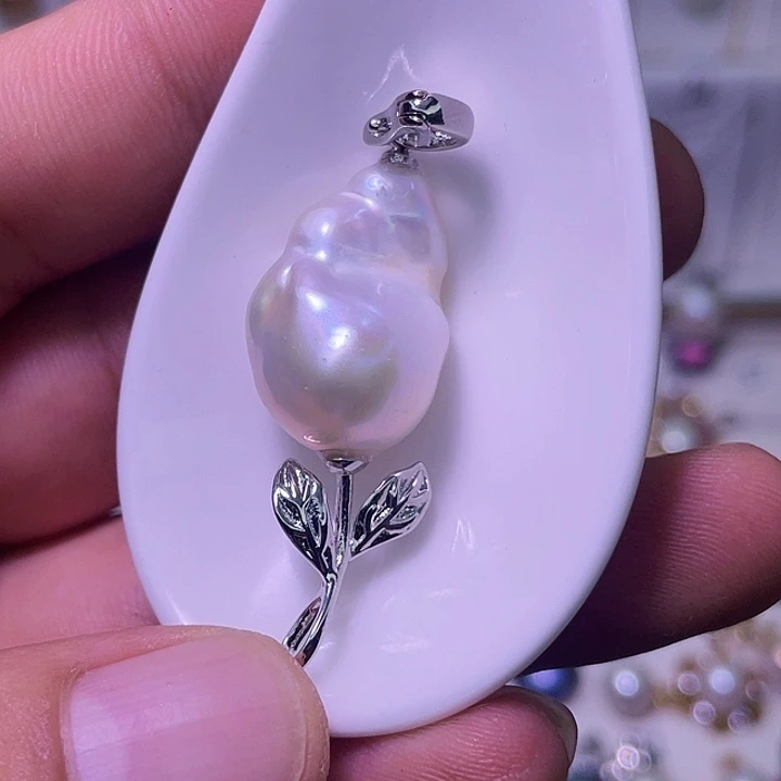 颈饰淡水珍珠合金07