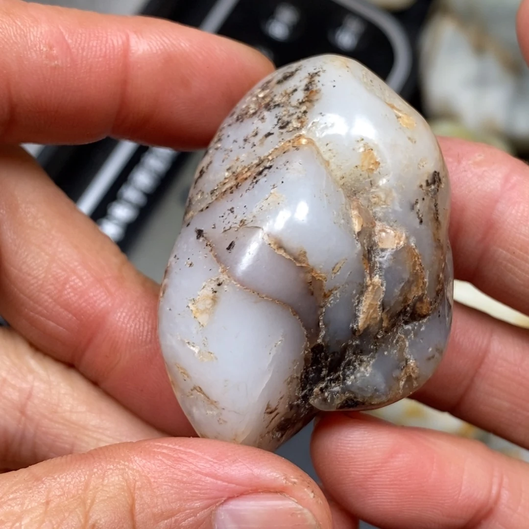 和田玉挂件银S925镀金镶嵌