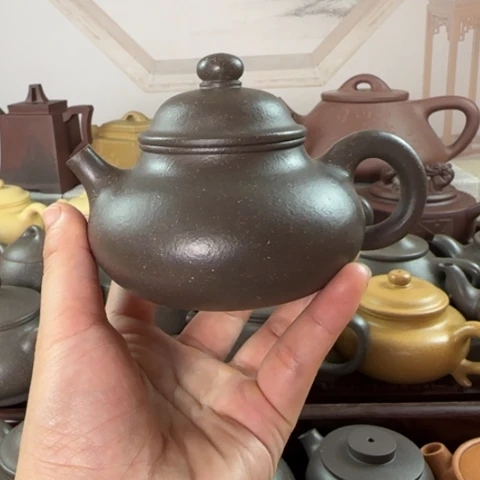茶壶紫砂梨皮天青200cc