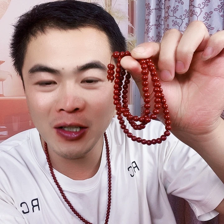 含辰砂工艺品朱砂佛珠