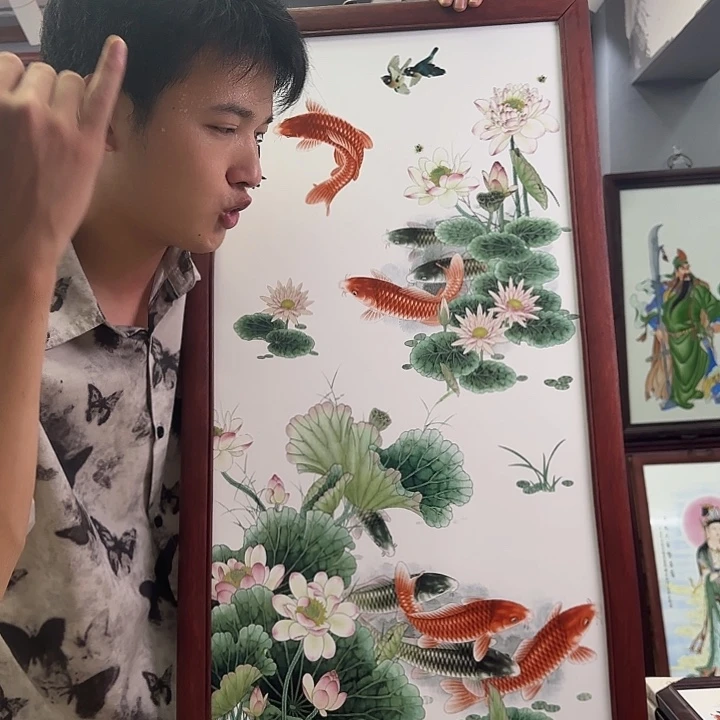 瓷片景德镇瓷板画