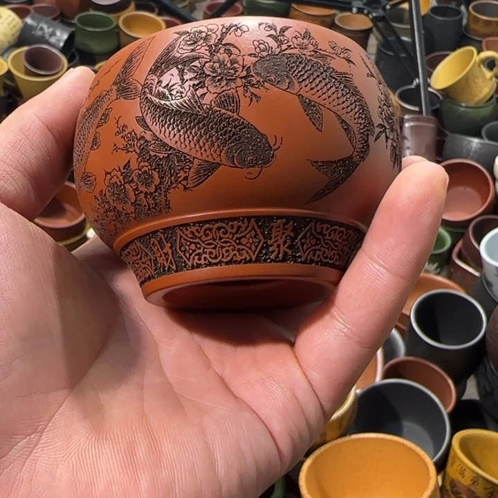 茶杯紫砂全手工制作工艺