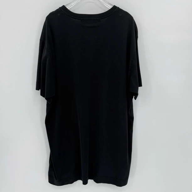 99新 Givenchy/纪梵希 纯黑色圆领套头短袖/XL码/Sw24188