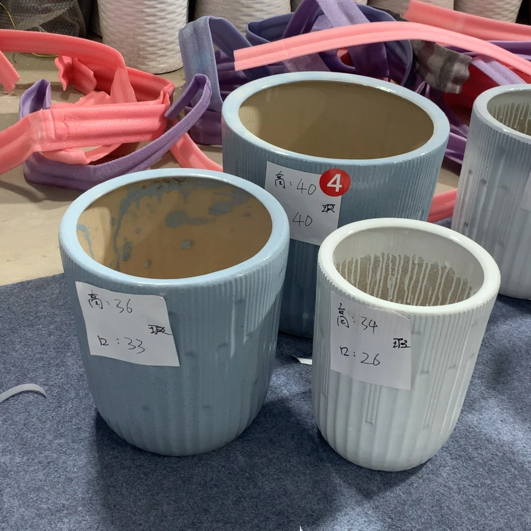 高温陶瓷花盆微瑕