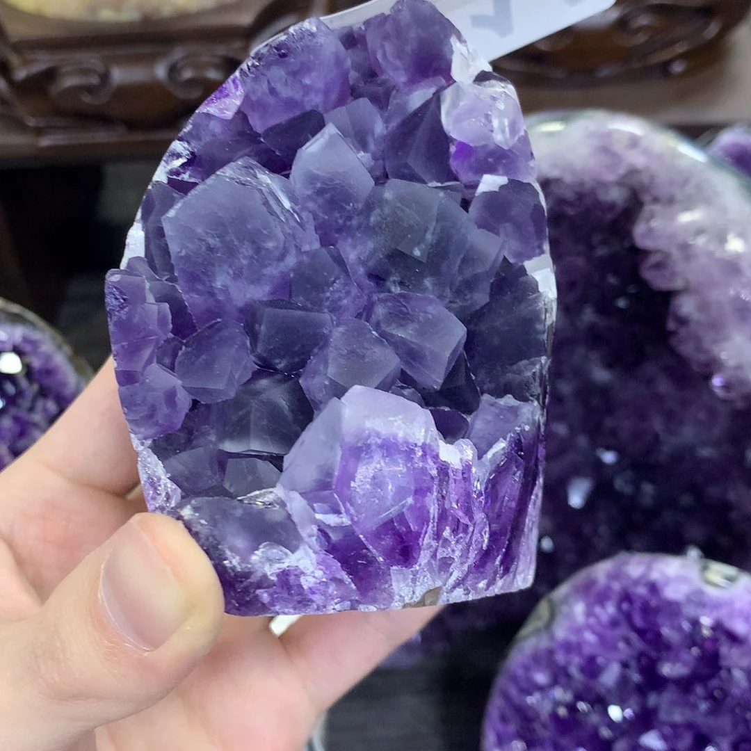 紫晶珠宝半成品未镶嵌?****ღ711