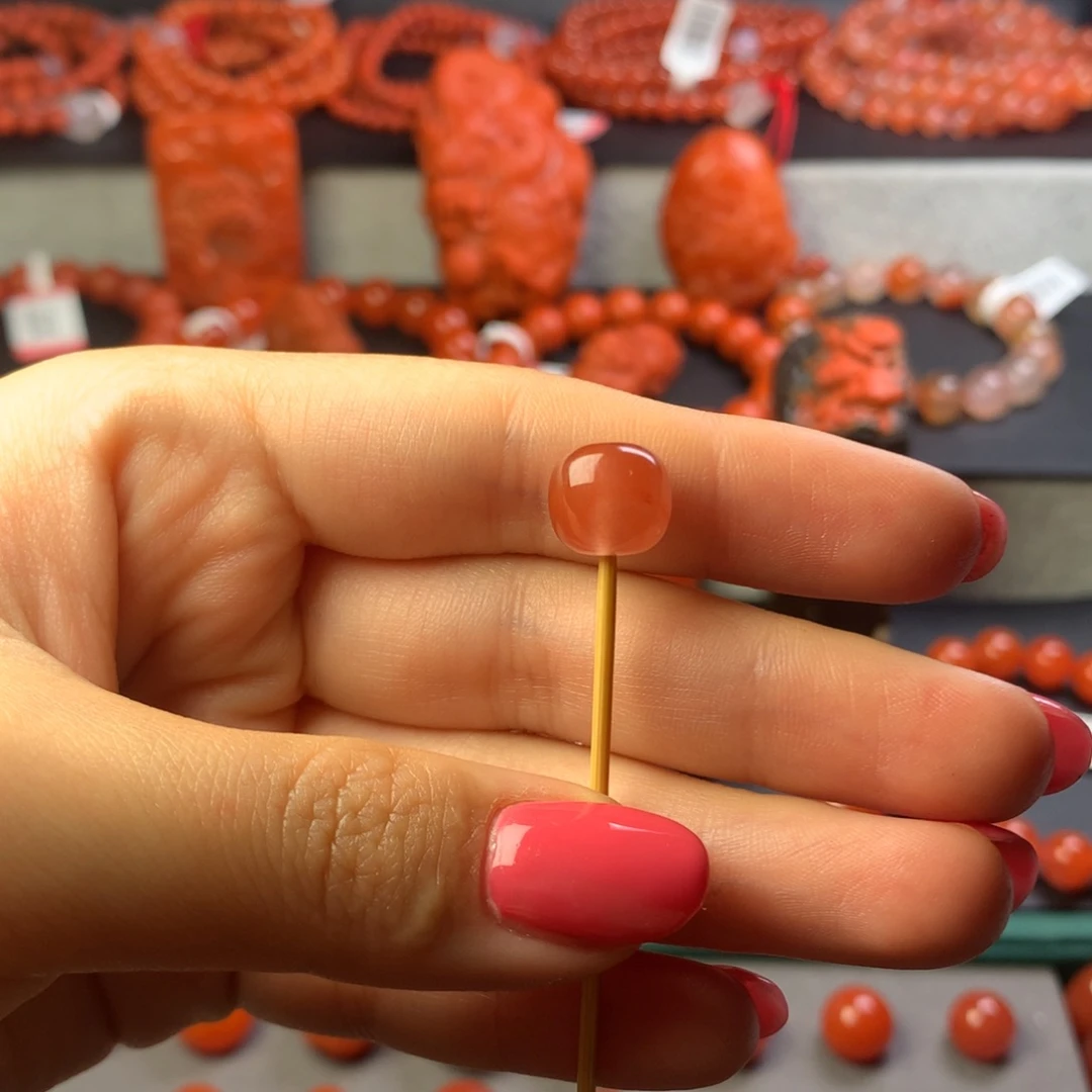 南红玛瑙未镶嵌单珠