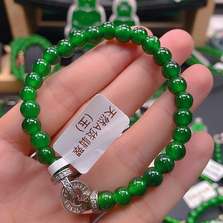 颈饰未镶嵌翡翠翡翠手链