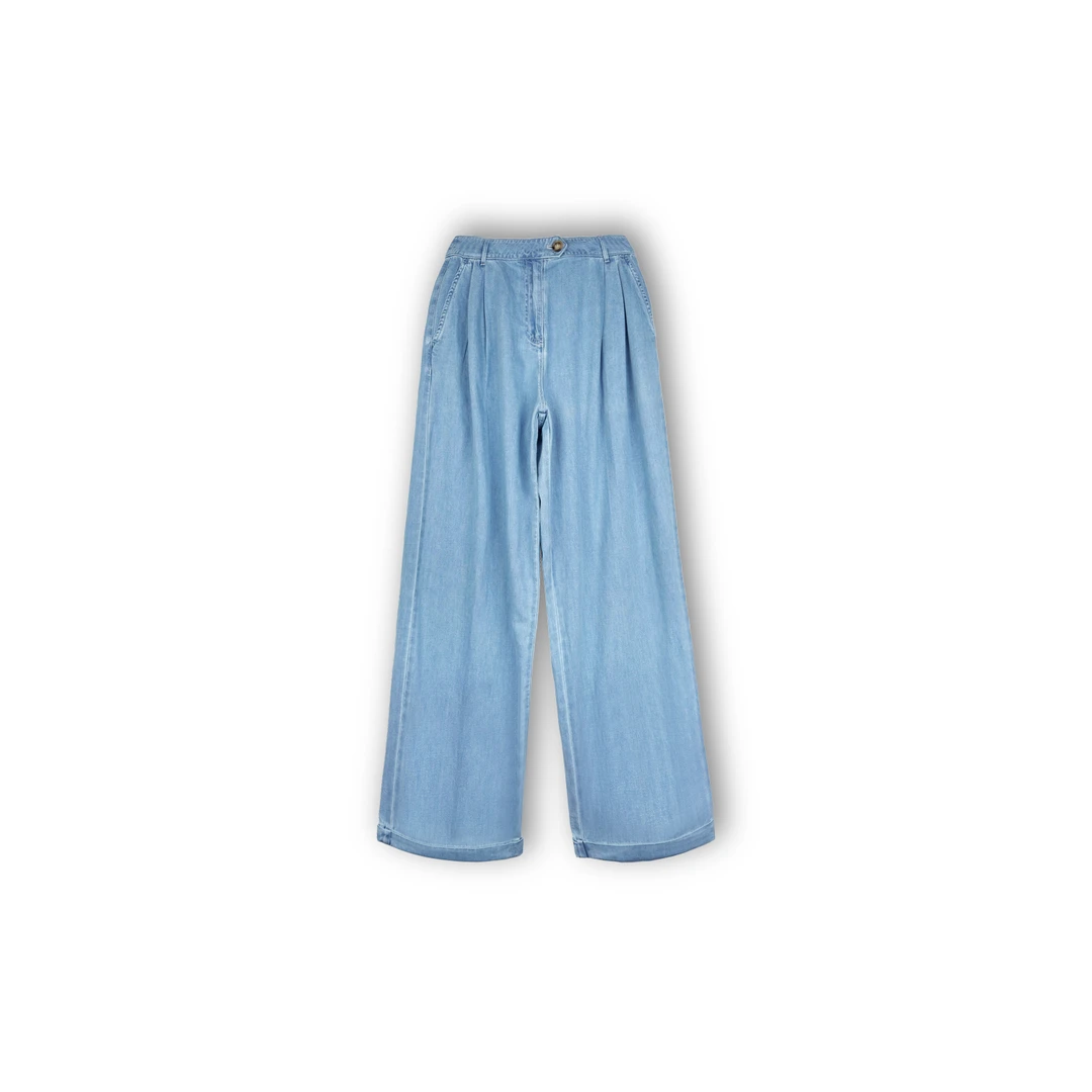 【禾】薄款棉麻牛仔布直筒牛仔裤【1241E206】【142】【283】