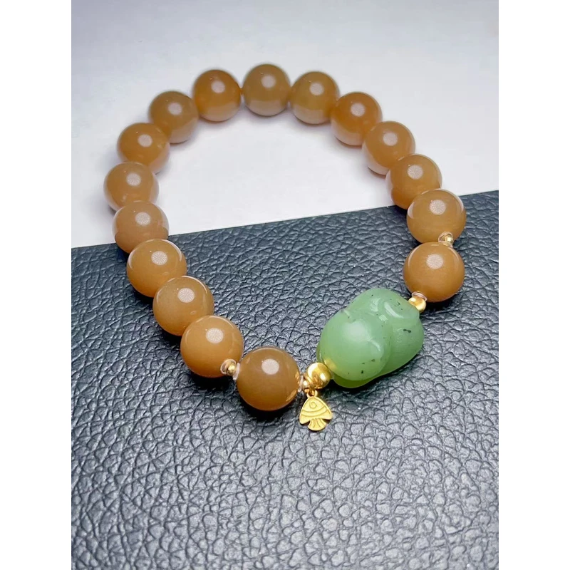 18K和田玉手串MBZ1214-1