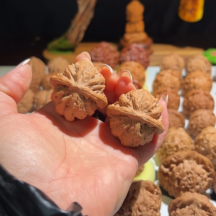 核桃文玩核桃平谷九龙一对41