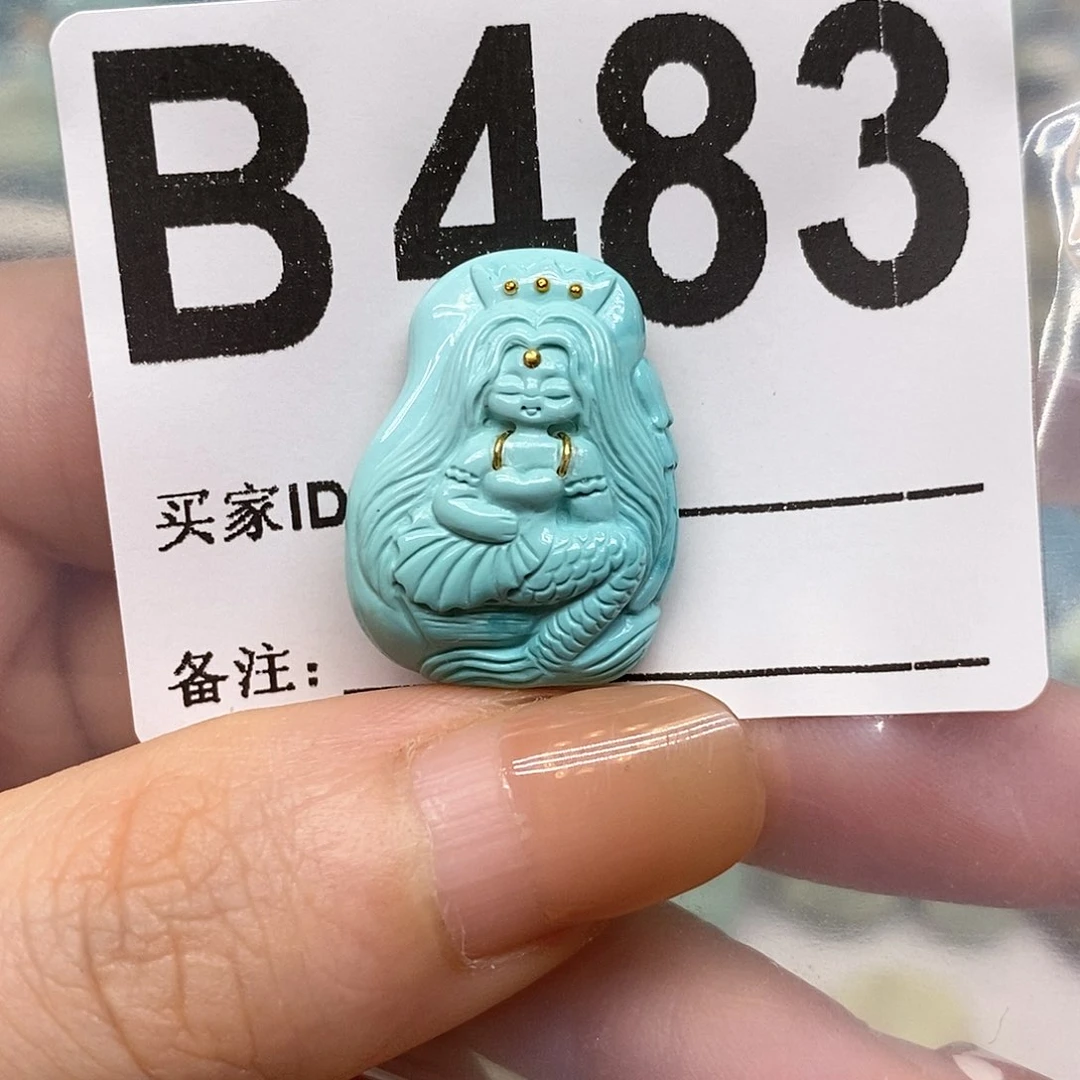 未镶嵌绿松石绿松石配饰定制
