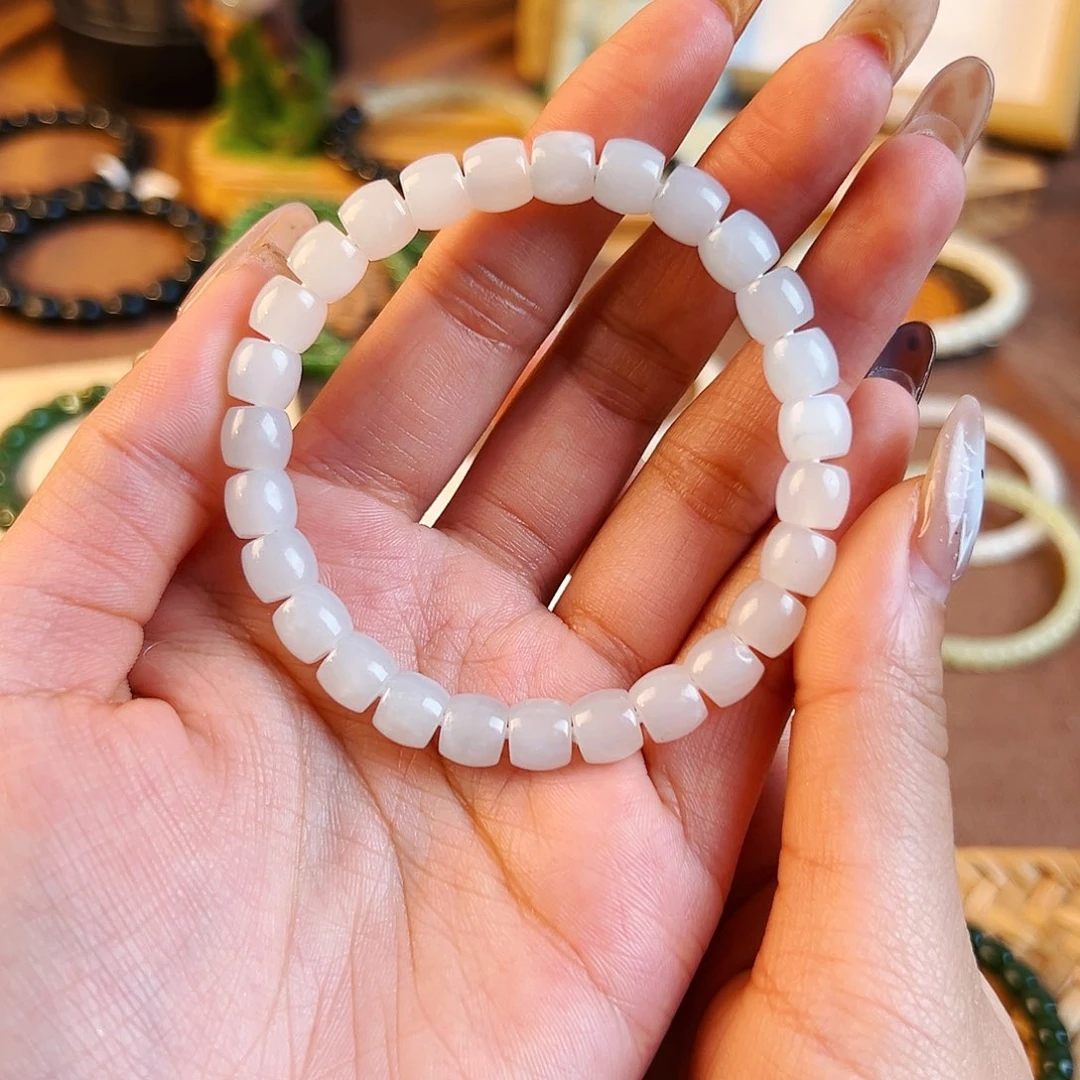 和田玉未镶嵌手串