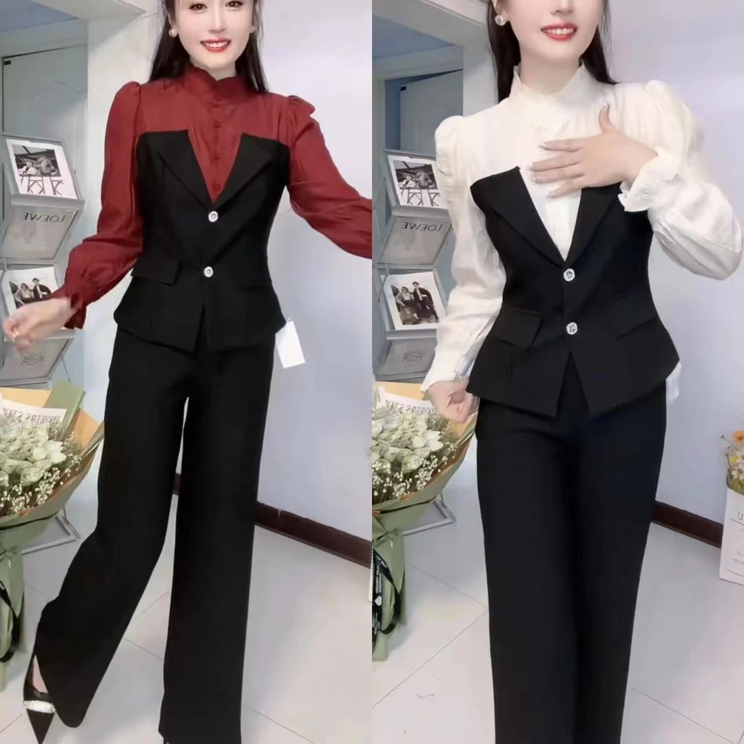 显瘦洋气时尚秋冬气质春秋套装