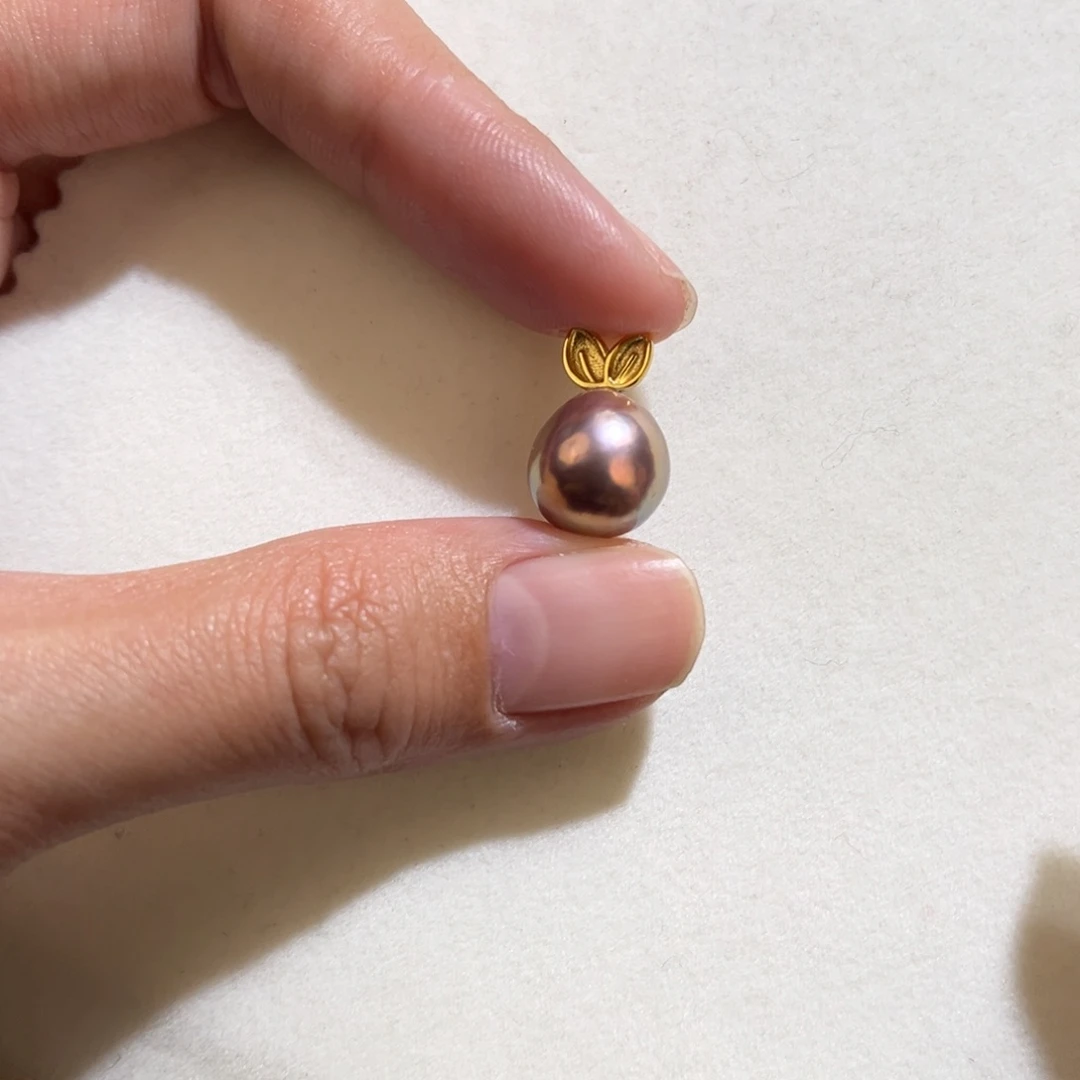 淡水珍珠颈饰银S925镶嵌