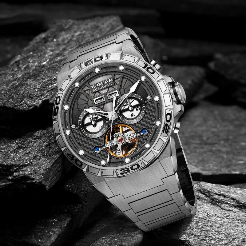 【安总补贴】经典镂空机械系列潮流全自动机械男士腕表 85019