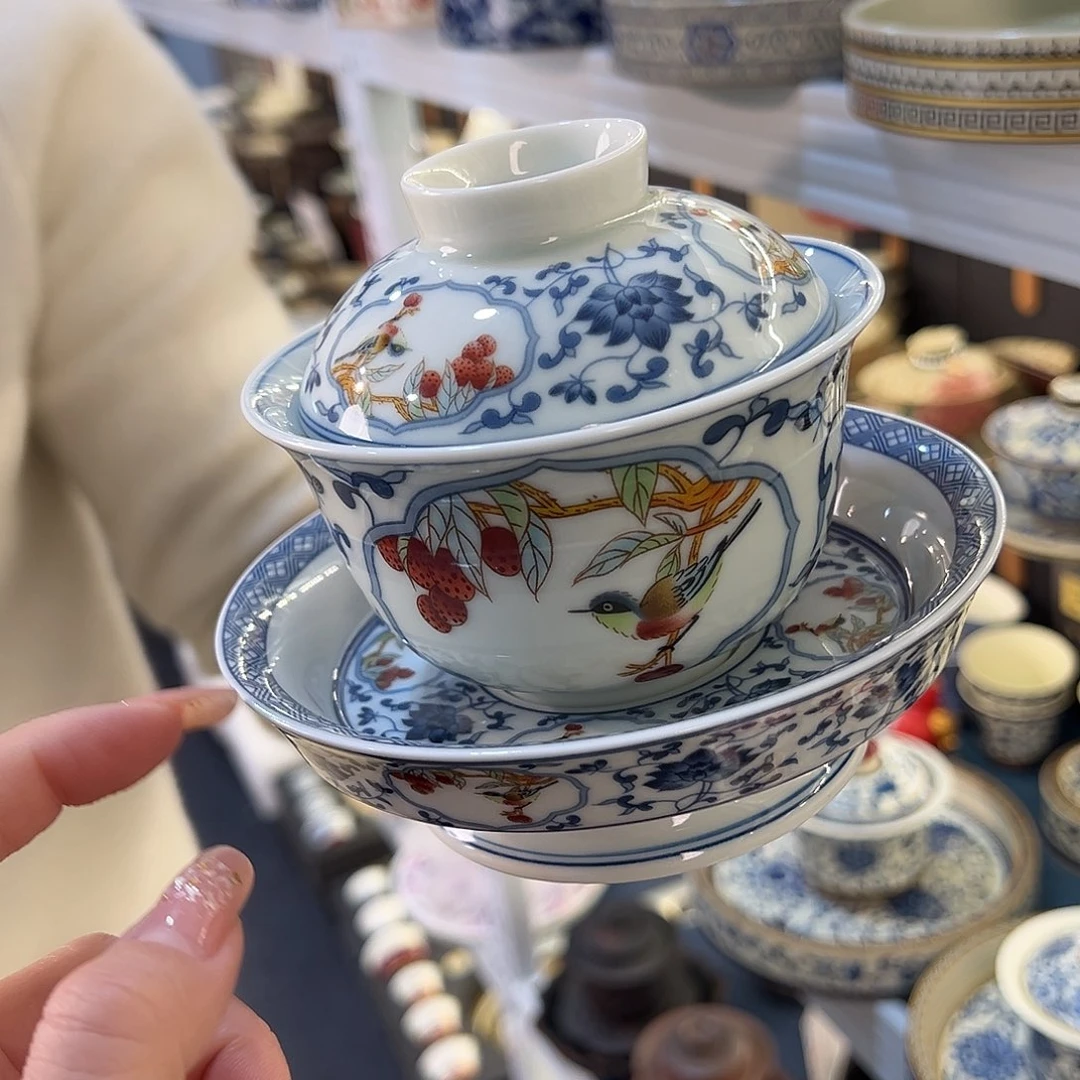 盖碗很漂亮我很喜欢